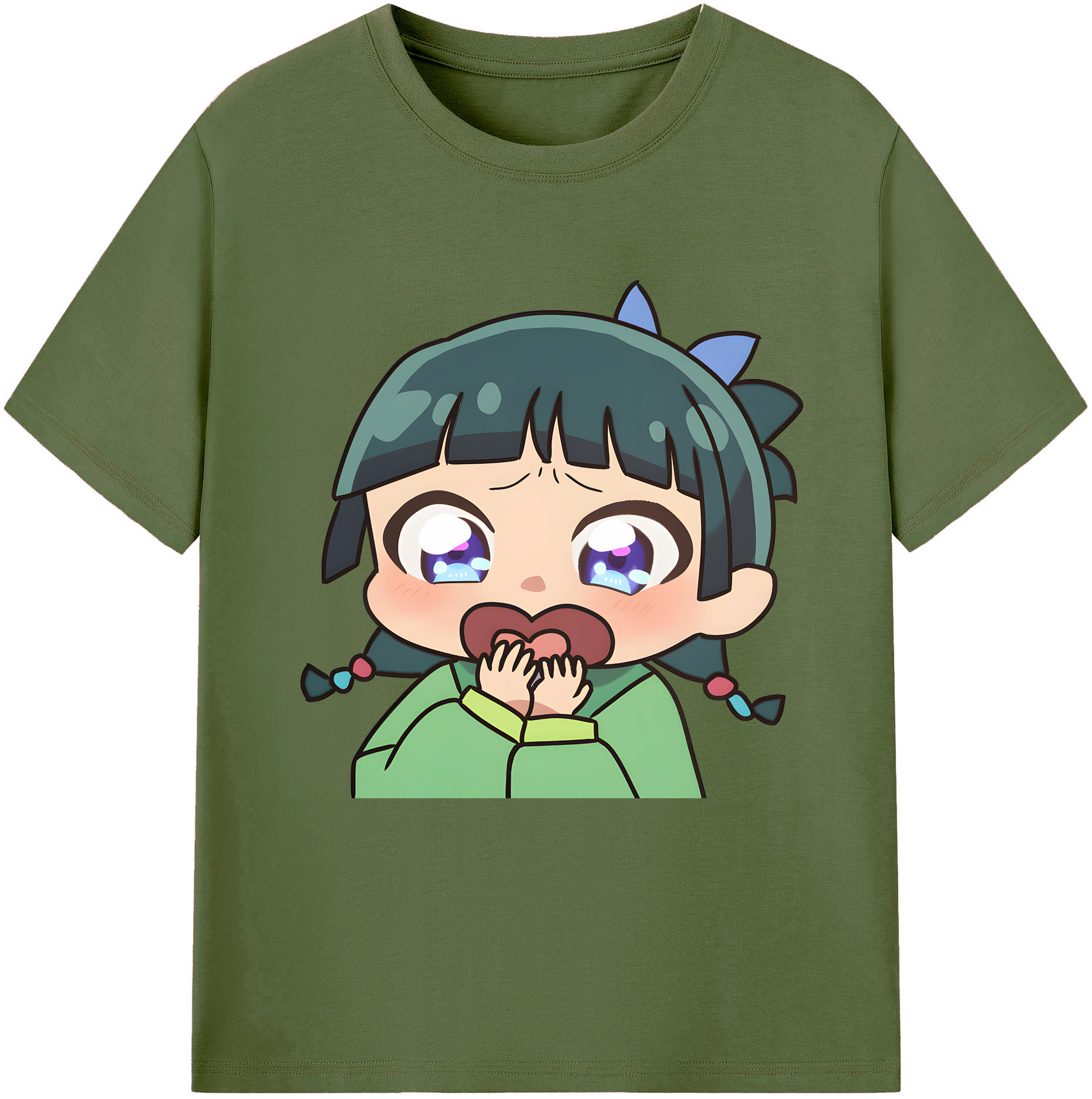 （画像用） 薬屋のひとりごと The Apothecary Diaries 綿100％半袖Tシャツ（フロントプリント）